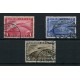 ALEMANIA 1933 Yv. A 42A/C ZEPPELIN CHICAGOFAHRT SERIE COMPLETA USADA 1000 Euros